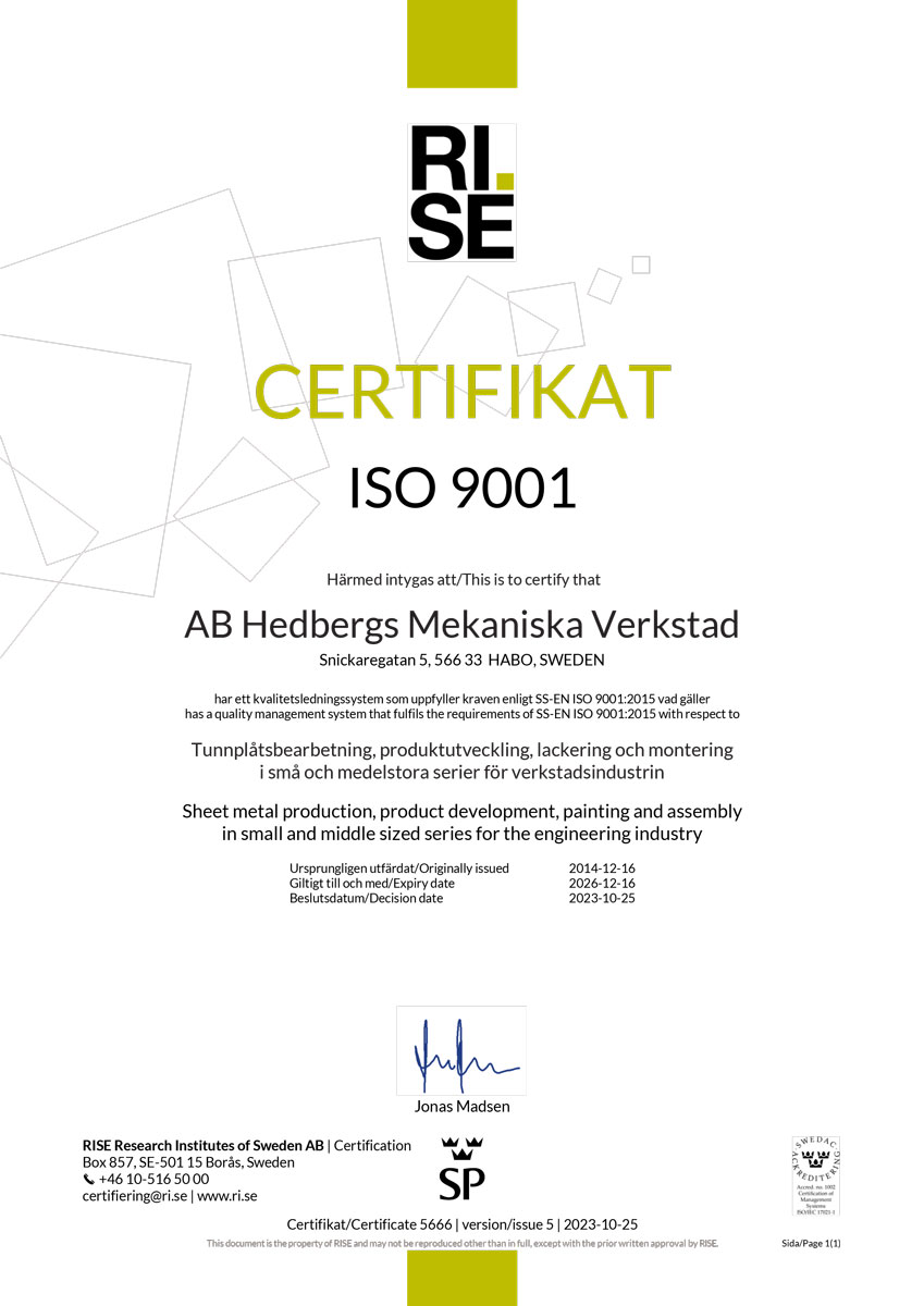 RISE ISO-9001